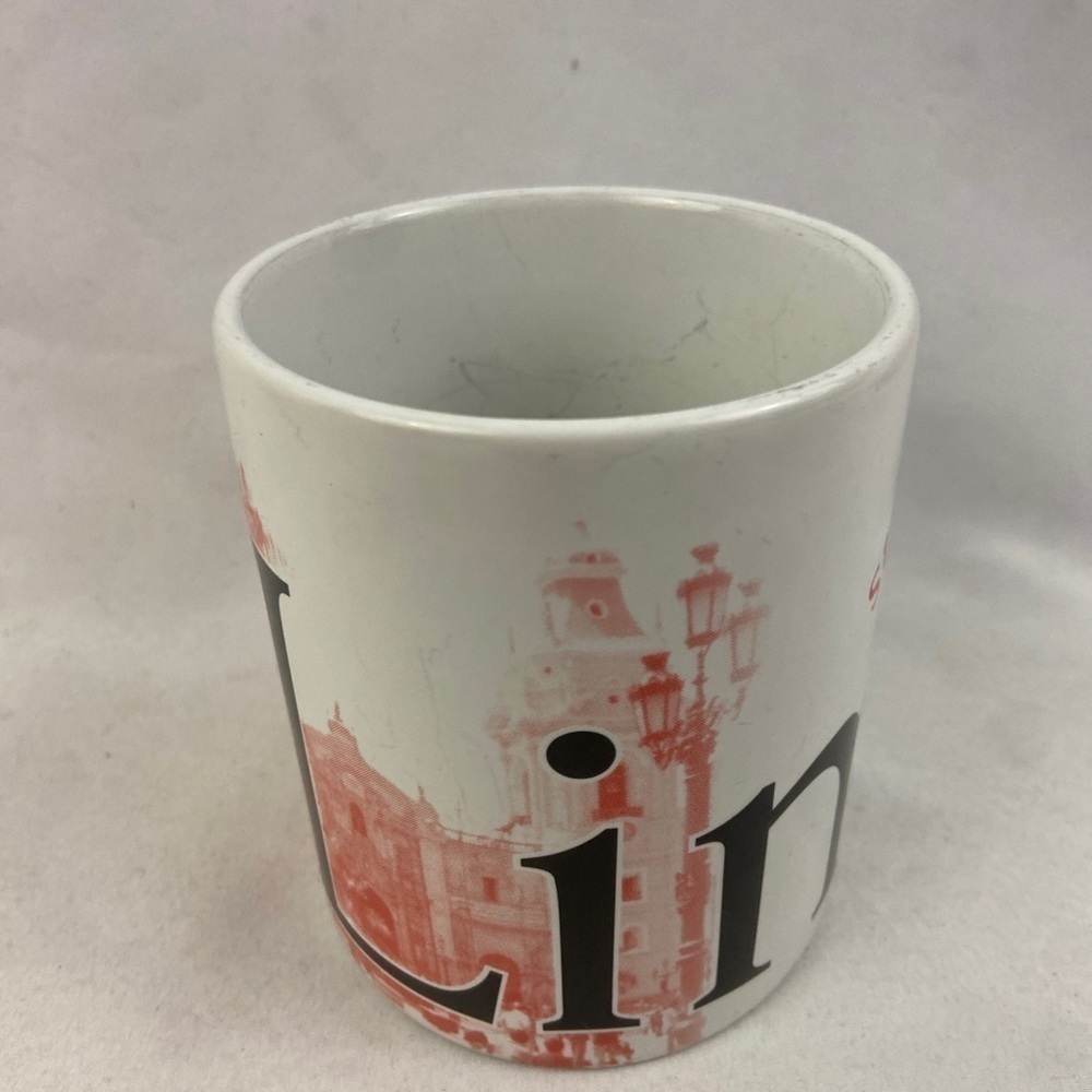 2007 Starbucks Lima Peru City Mug Government Palace Coffee Tea Cup International - Picture 2 of 10
